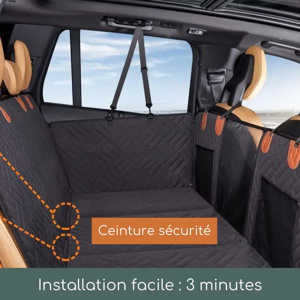 protection voiture pour chien simple a installer