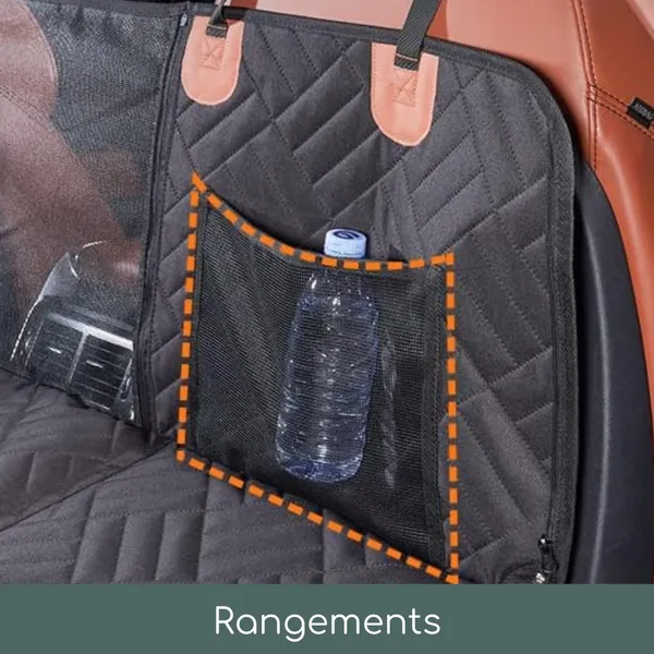 protection voiture pour chien avec rangement