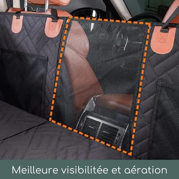 protection voiture pour chien avec aération