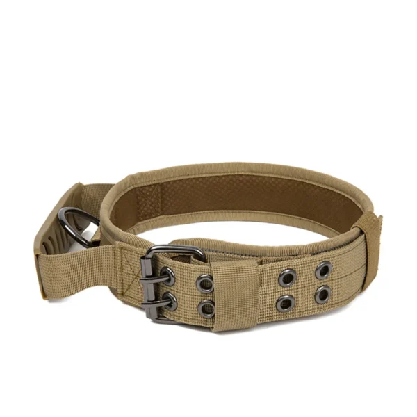 Collier large militaire avec poignée pour chiens – robuste et ajustable pour un meilleur contrôle – Image 7