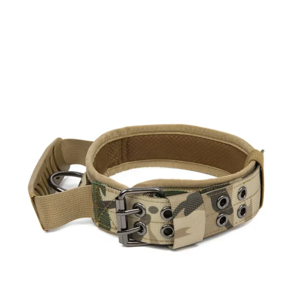 Collier large militaire avec poignée pour chiens – robuste et ajustable pour un meilleur contrôle – Image 8