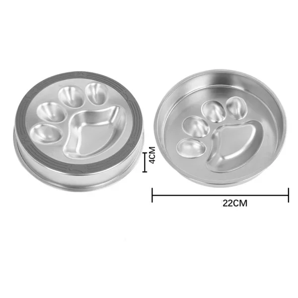 Gamelle anti-glouton en inox pour chiens et chats – ralentit l'alimentation et favorise la santé digestive – Image 10