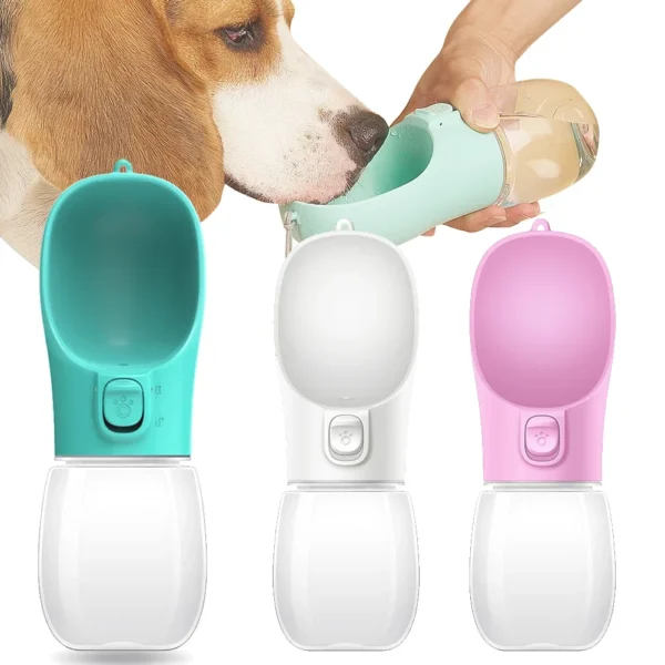 Bouteille d'eau portable pour chien – accessoire ergonomique et pratique pour l'hydratation en balade